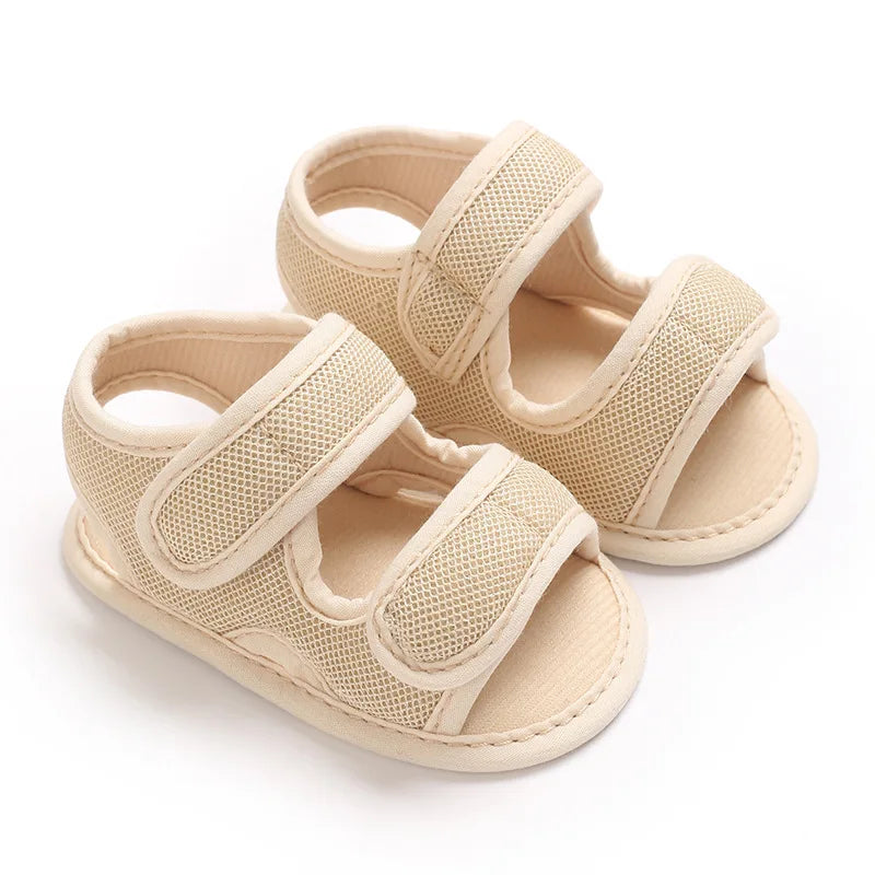 Infant Pre-Walker Shoes 0-1Year Baby Boys Casual Sandals Solid Color Breathable Comfort Spring Daily Walking Shoes