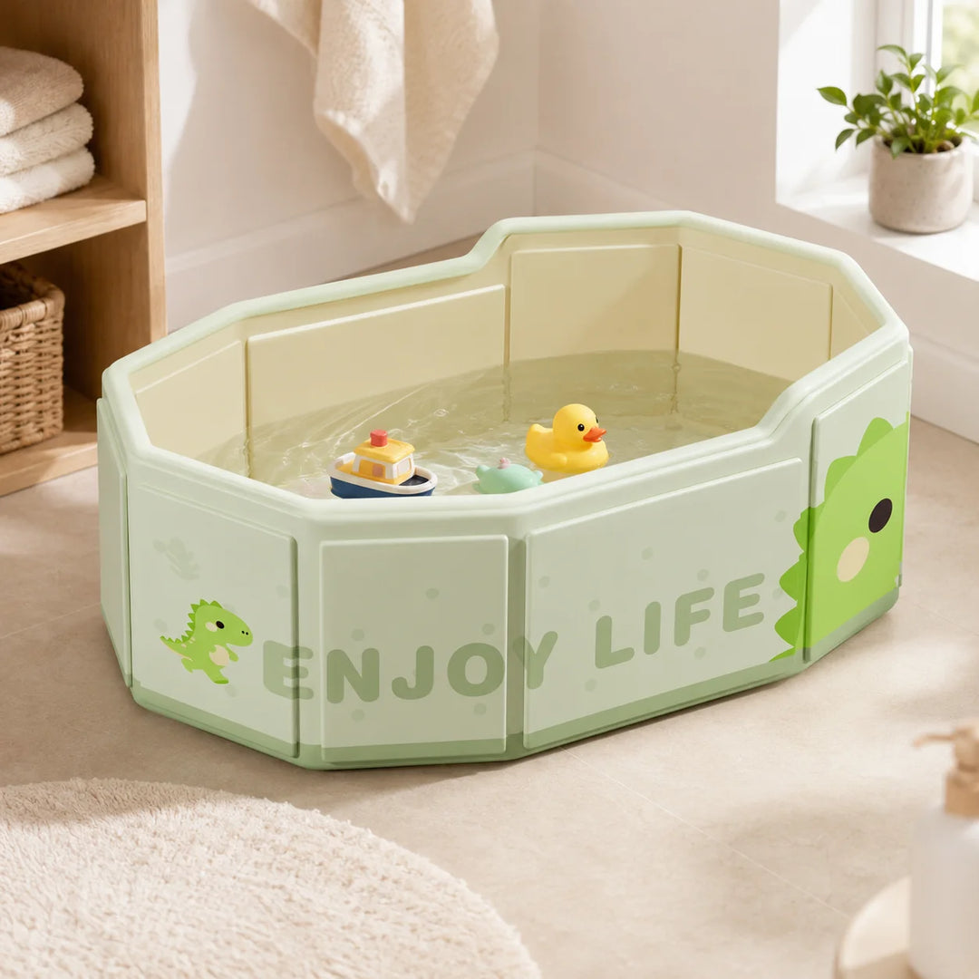 1pc Portable Foldable Bathtub, Large Capacity Collapsible Soaking Tub, Space-Saving Bath Basin for Home Bathroom, 5 Designs