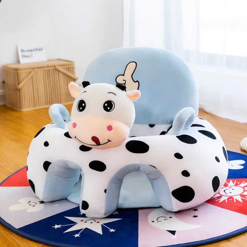 Cute Cartoon Animal Baby Sofa Chair Soft Plush Infant Support Seat Rest Sofa Comfortable Stuffed Doll Kids Toddler Chair Seats