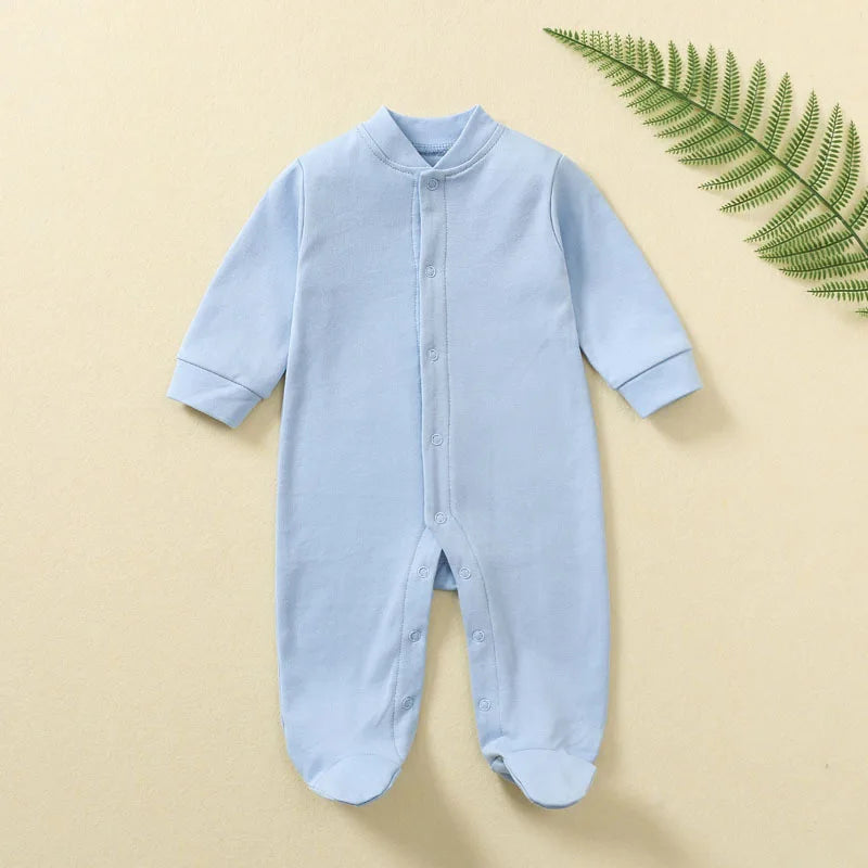 Cotton Jumpsuits Newborn Baby Rompers Sleepsuits INS Jumpers One-pieces Sleepers Autumn Spring Growings Roupa De Bebe Grows