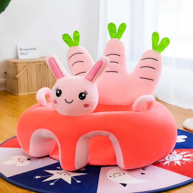 Cute Cartoon Animal Baby Sofa Chair Soft Plush Infant Support Seat Rest Sofa Comfortable Stuffed Doll Kids Toddler Chair Seats