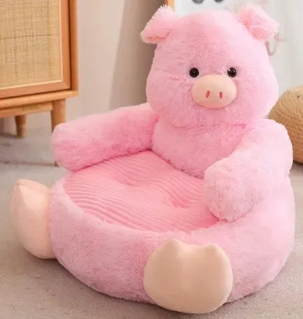 Sofa Cover Cartoon Children Plush Seat Sofa Comfortable Animal Panda Baby Portable Chair Sofa Gift Children Without Interior