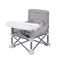 Folding Chair Baby Camping Chair Folding Camping High Chair For Baby Portable Travel Booster Seat With Food Tray & Straps