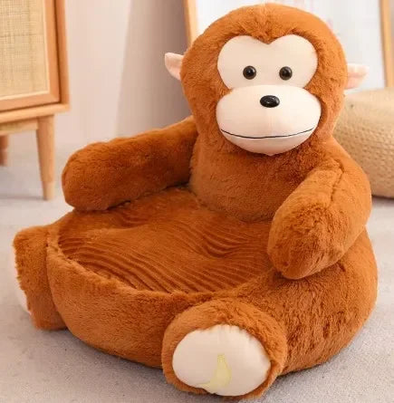 Sofa Cover Cartoon Children Plush Seat Sofa Comfortable Animal Panda Baby Portable Chair Sofa Gift Children Without Interior